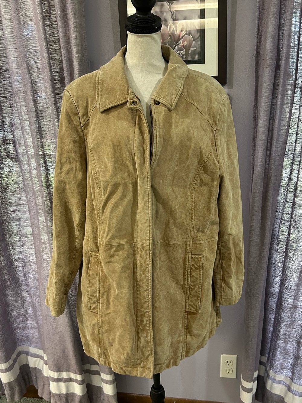 Vintage Cherokee Suede Coat